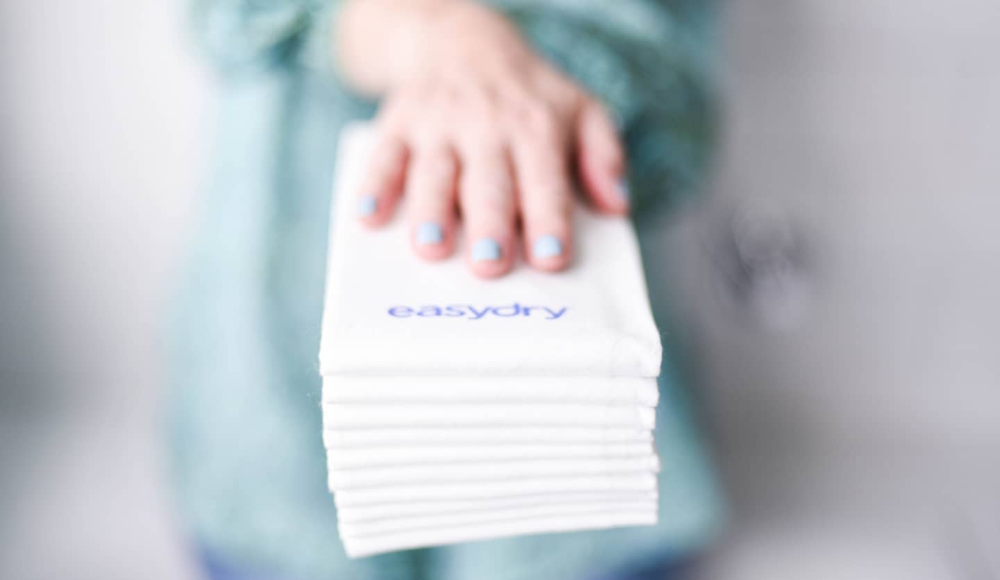 Easydry disposable towels are the better way to dry