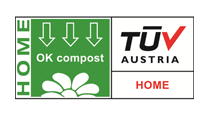 Easydry is certified as OK Compost Home by TUV Austria
