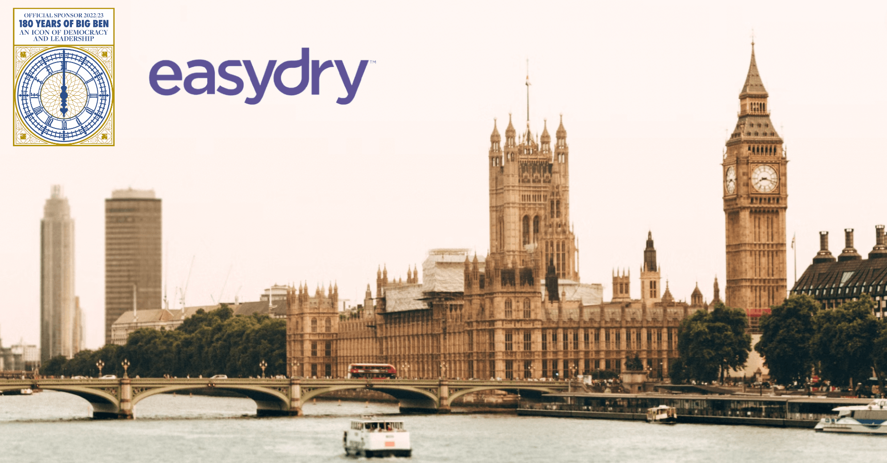 Easydry features in Big Ben Book: Big Ben: An Icon of Democracy and Leadership” project. Read more about Easydry in this iconic publication.