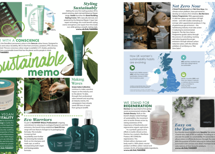 Professional Hairdresser Magazine - Easydry Mentioned in March Issue