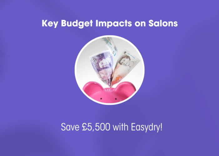 How Salons Can Manage Rising Costs from the Autumn Budget and Save Big with Easydry