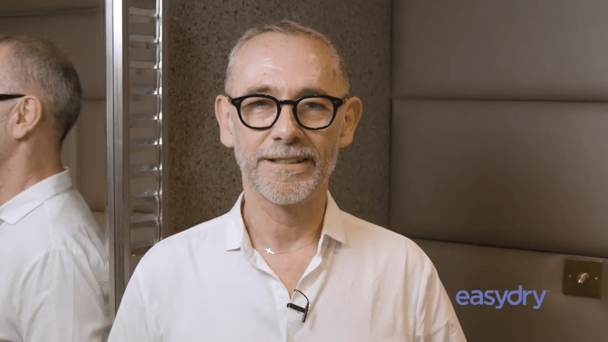 Easydry International presents Paul Edmonds explain why he uses luxurious Easydry