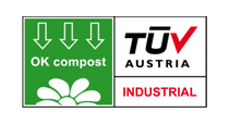 Easydry has OK Compost INDUSTRIAL certification from TUV Austria