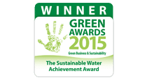 Easydry announced as winner in the Green Awards 2015 in the Sustainable Water Achievement Award Category