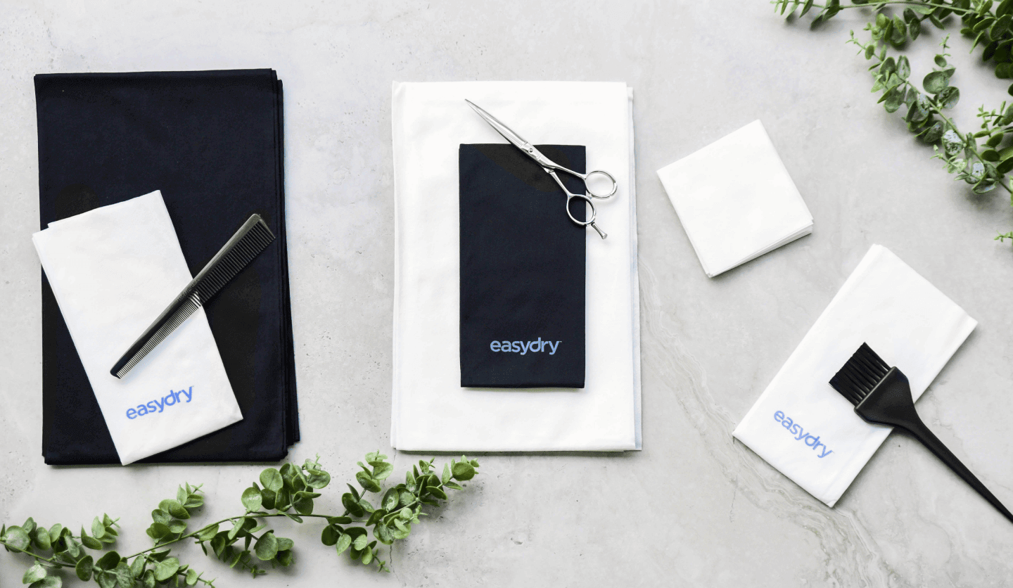Easydry has a full range of disposable towels and other products to suit industries like hairessing, barbers, gym, spas, hospitality and more.