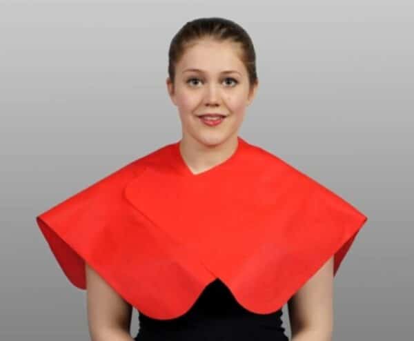 Red Technical Cape from Easydry