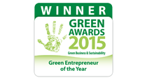 Easydry announced as winner in the Green Awards 2015 in the Green Entrepreneur of the year Category