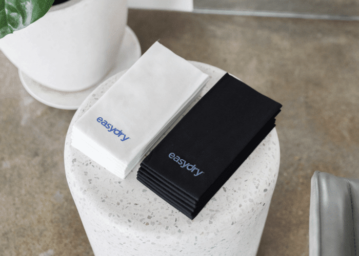 Microfibre Hairdressing Towels versus Easydry Disposable Towels