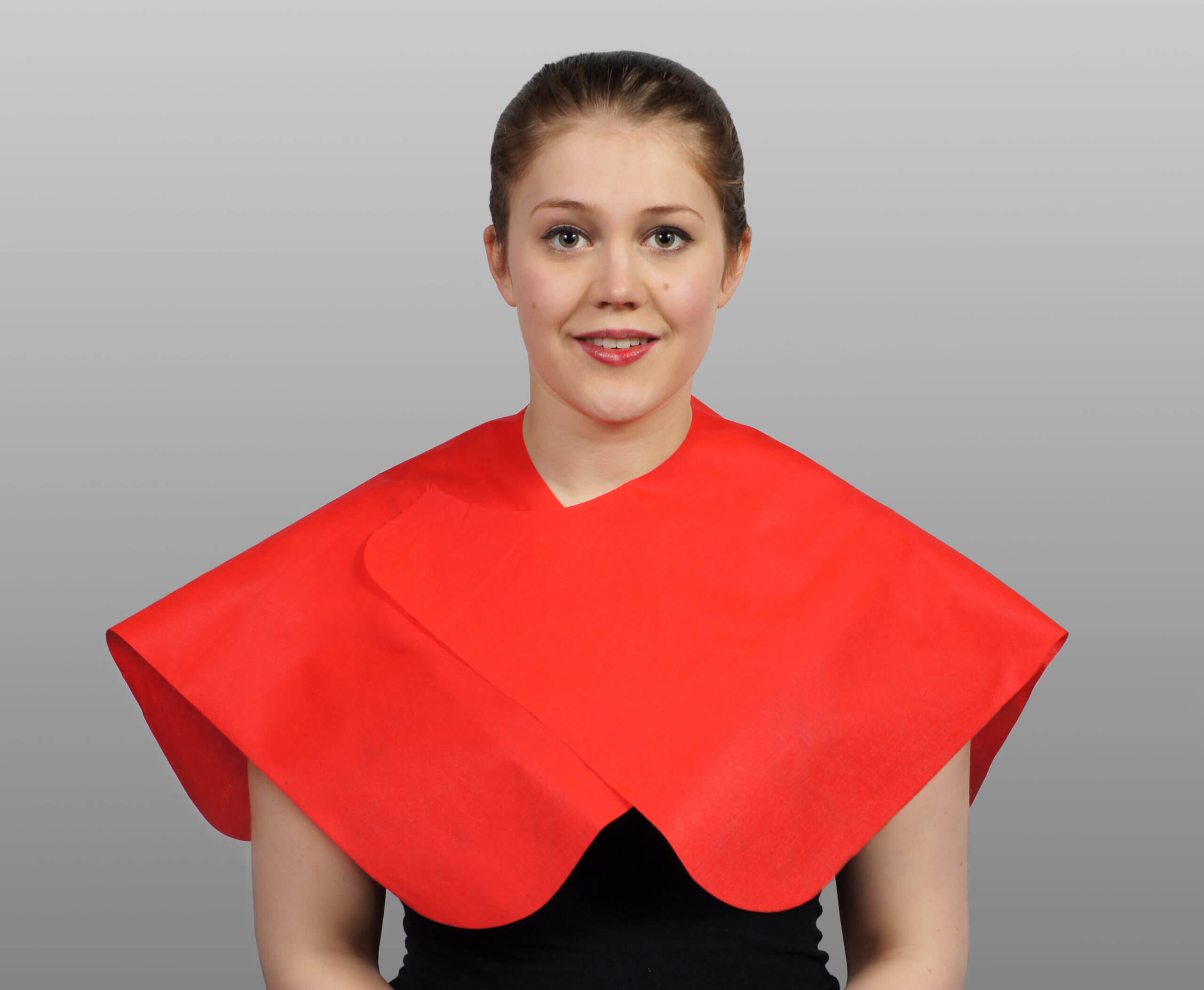 Easydry Red Technical Cape ideal for color clients