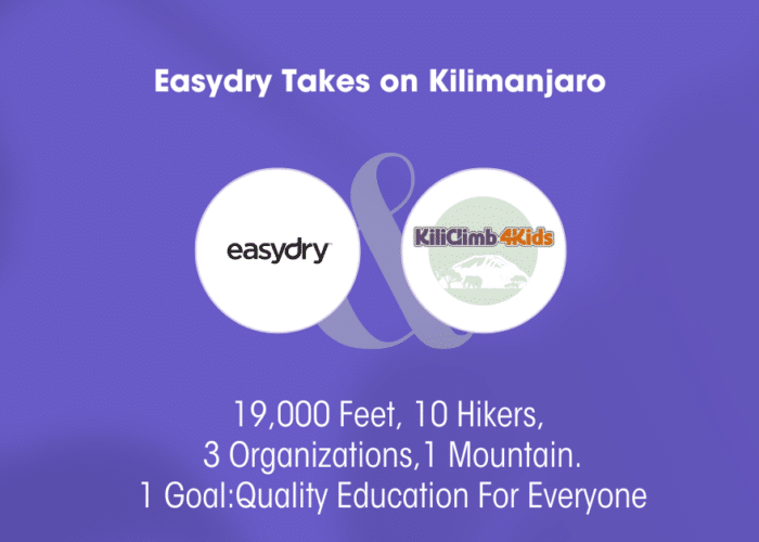 Easydry Takes on Kilimanjaro with Kiliclimb4kids | Empowering Children's Education